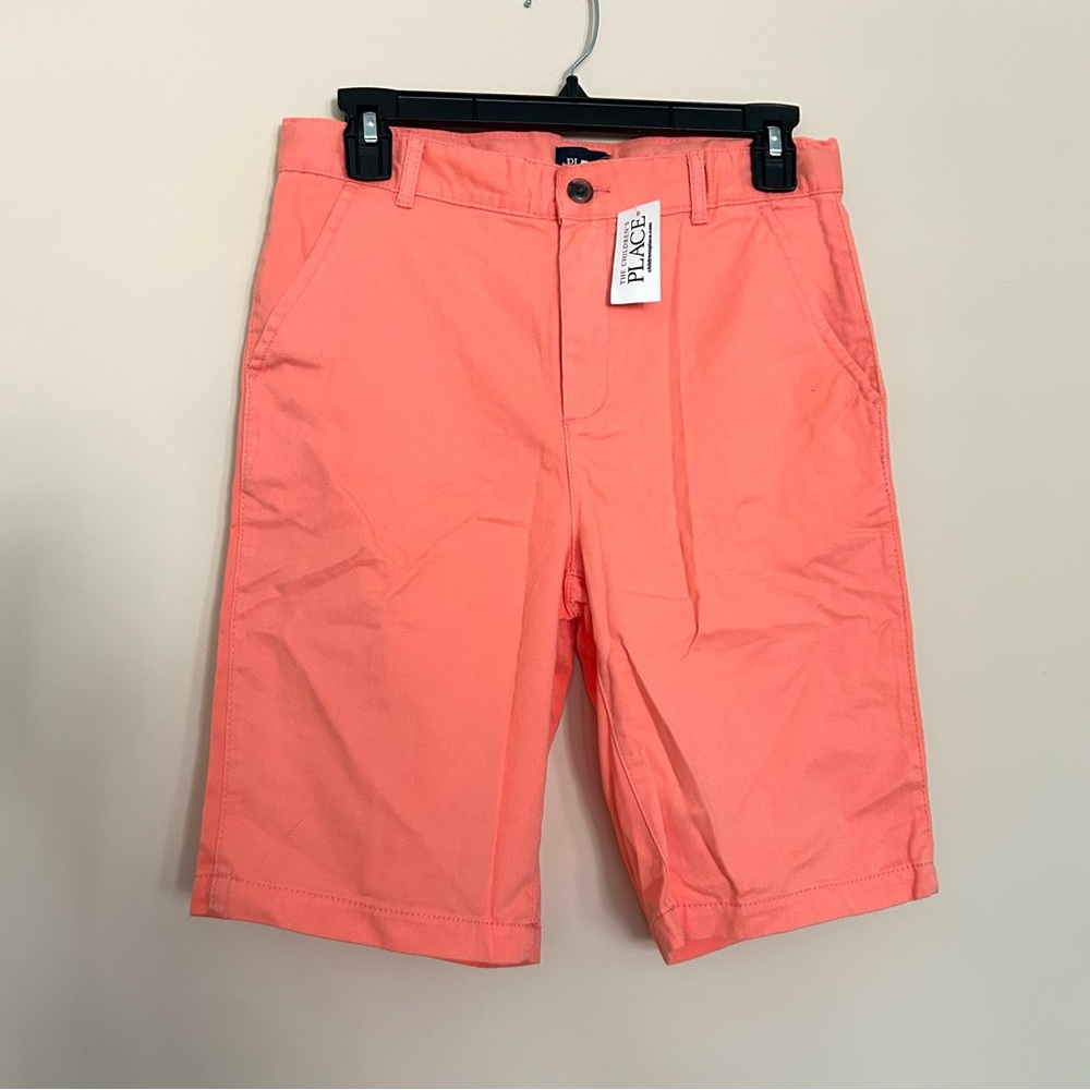 NWT PLACE Pink-Peach Summer Bermuda Shorts